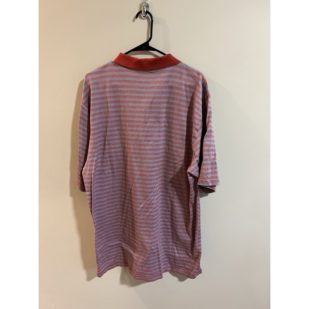 Peter Millar Golf Striped Polo Shirt Mens XXLarge Short Sleeve - Picture 2 of 3